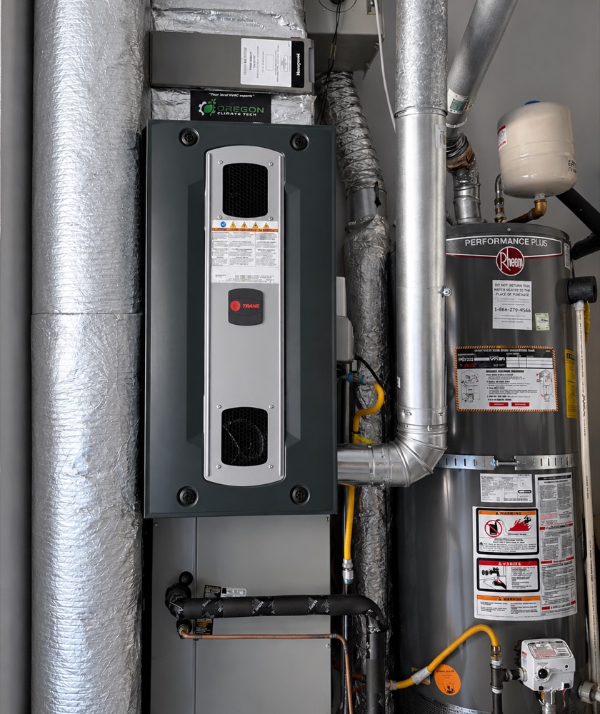 Trane furnace installation